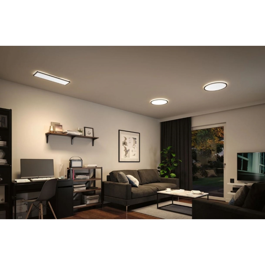 Paulmann 71016 - LED/22W Ściemnialny panel ATRIA 230V 4000K 42x42 cm czarny