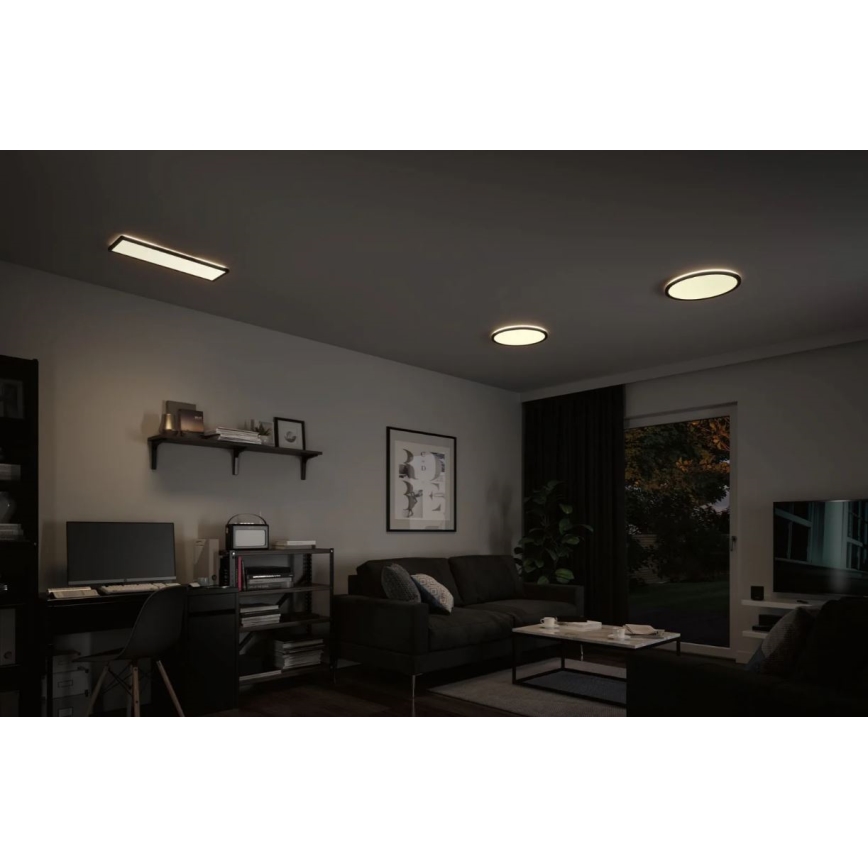 Paulmann 71016 - LED/22W Ściemnialny panel ATRIA 230V 4000K 42x42 cm czarny
