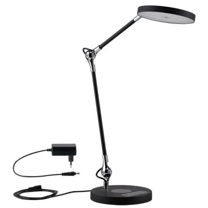 Paulmann 78010 - LED/11W Ściemnialna dotykowa lampa stołowa NUMIS 230V 2700/4000/6500K czarna