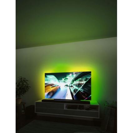 Paulmann 78880 - LED/3,5W RGB Ściemnialna listwa do telewizora 2m ZOLL 5V + pilot zdalnego sterowania