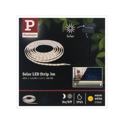 Paulmann 78896 - LED/0,3W IP44 Taśma solarna 3m 1,2V