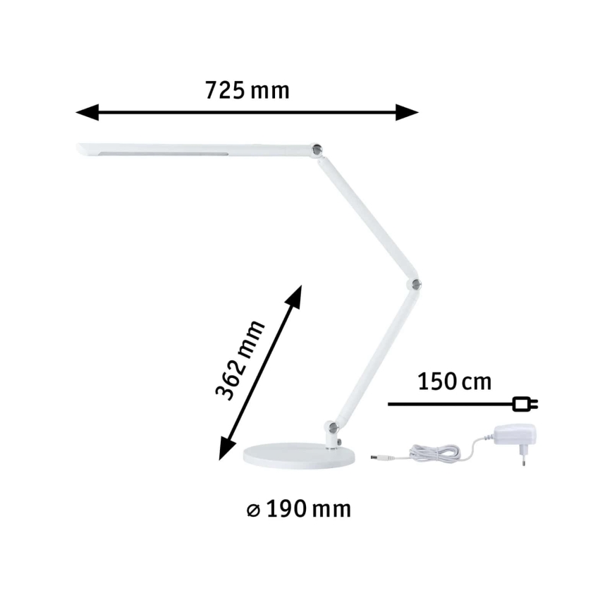 Paulmann 78911 - LED/10,6W Ściemnialna lampa stołowa FLEXBAR 230V 3000/4000/6500K