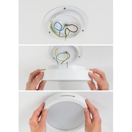 Paulmann 78923 - LED/13W IP44 Ściemnialny plafon łazienkowy AVIAR 230V