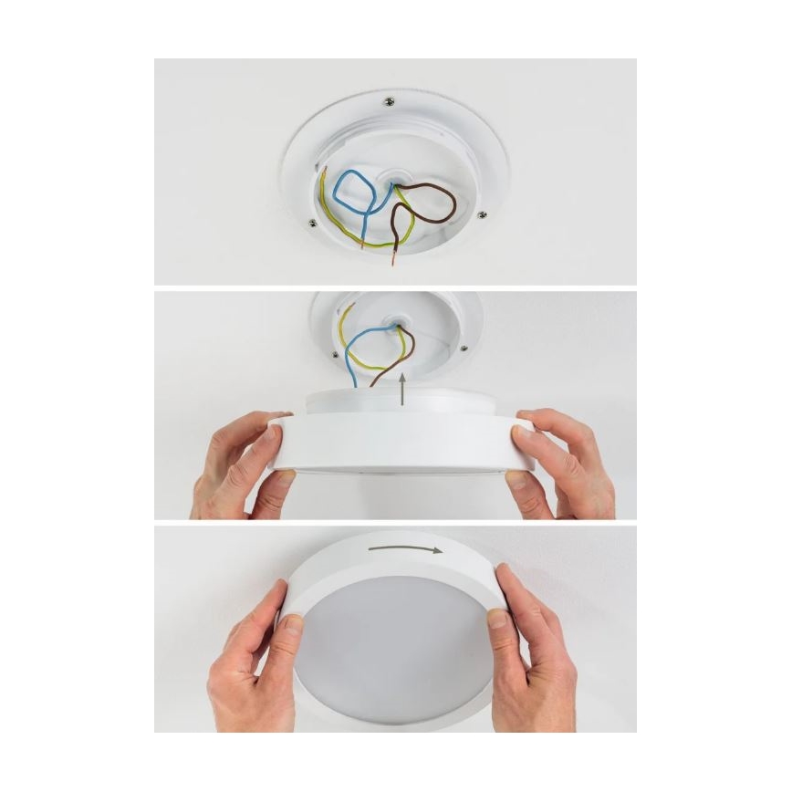 Paulmann 78923 - LED/13W IP44 Ściemnialny plafon łazienkowy AVIAR 230V