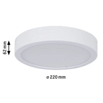 Paulmann 78923 - LED/13W IP44 Ściemnialny plafon łazienkowy AVIAR 230V