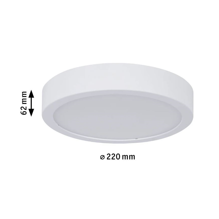 Paulmann 78923 - LED/13W IP44 Ściemnialny plafon łazienkowy AVIAR 230V