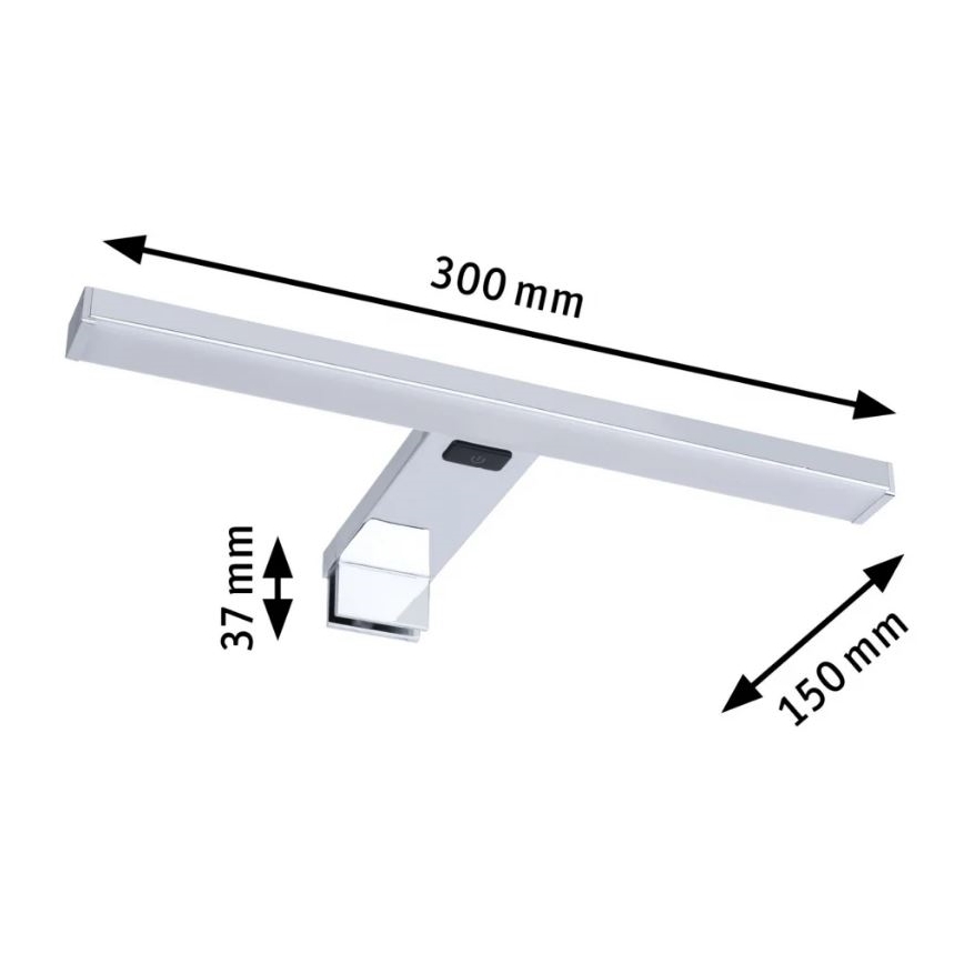 Paulmann 78950 - LED/3,7W IP44 Łazienkowe oświetlenie lustra SELO 2700-6500K 230V