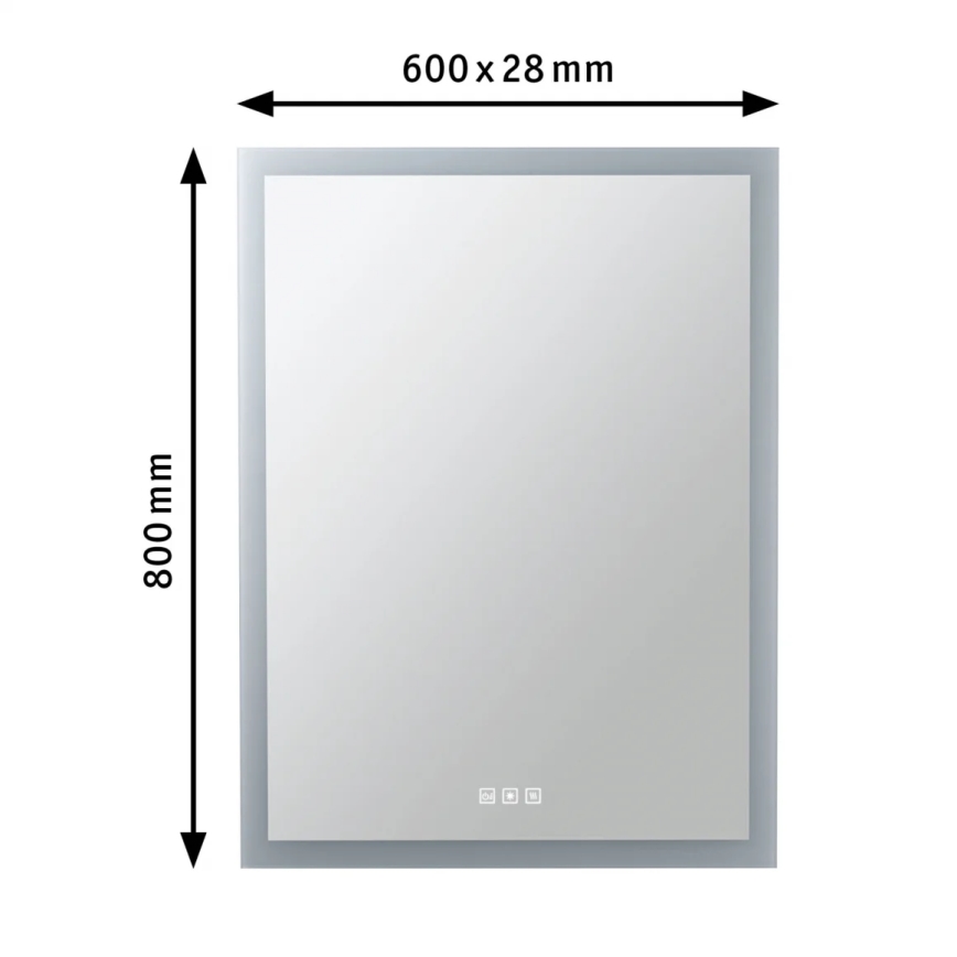 Paulmann 78951 - LED/22W IP44 Ściemniane lustro łazienkowe z podświetleniem 230V