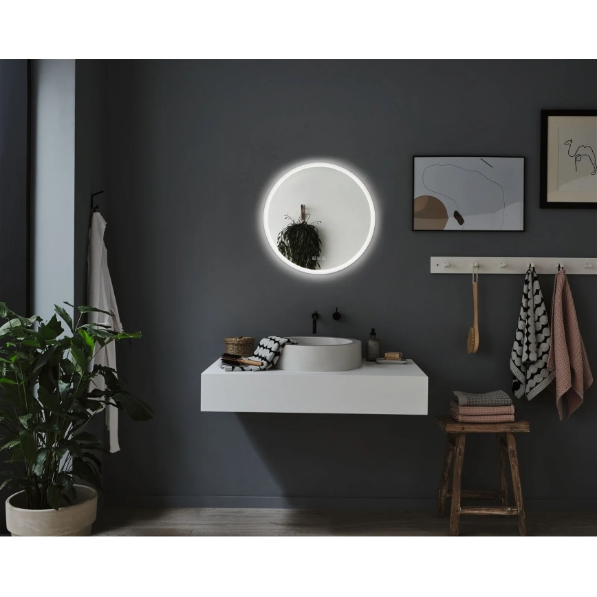 Paulmann 78952- LED/21W IP44 Podświetlane lustro łazienkowe z możliwością ściemniania MIRA 230V