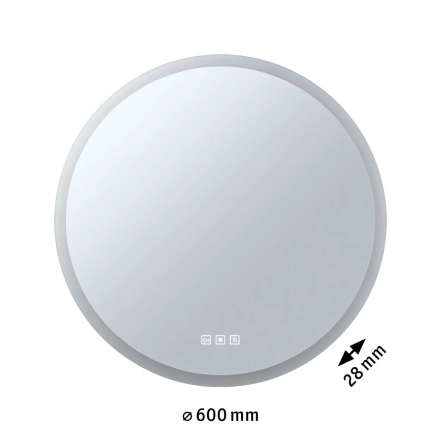Paulmann 78952- LED/21W IP44 Podświetlane lustro łazienkowe z możliwością ściemniania MIRA 230V