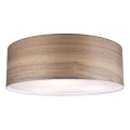 Paulmann 79687 - 3xE27/20W Plafon NEORDIC LISKA 230V orzech włoski