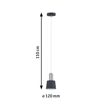 Paulmann 79691 - 1xE14/20W Żyrandol na lince NEORDIC HALDAR 230V