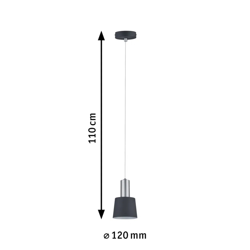 Paulmann 79691 - 1xE14/20W Żyrandol na lince NEORDIC HALDAR 230V