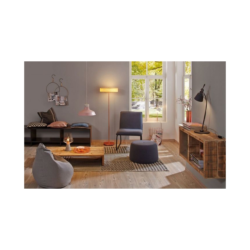 Paulmann 79692 - Lampa podłogowa HALDAR 1xE14/20W/230V