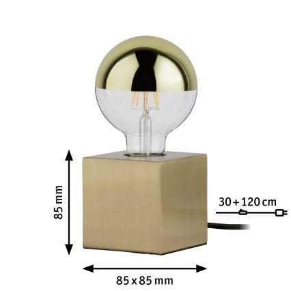 Paulmann  79728 - 1xE27/20W Lampa stołowa DILJA 230V