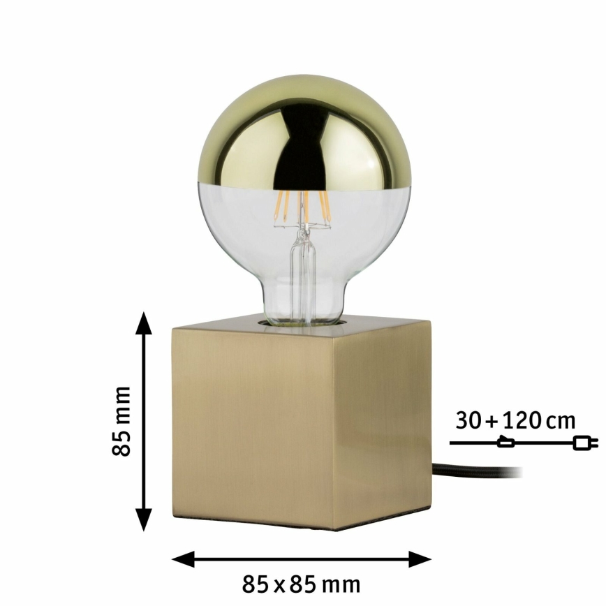 Paulmann  79728 - 1xE27/20W Lampa stołowa DILJA 230V