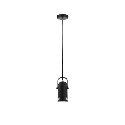 Paulmann 79766 - 1xE27/15W Lampa wisząca na lince LAVEA 230V czarna