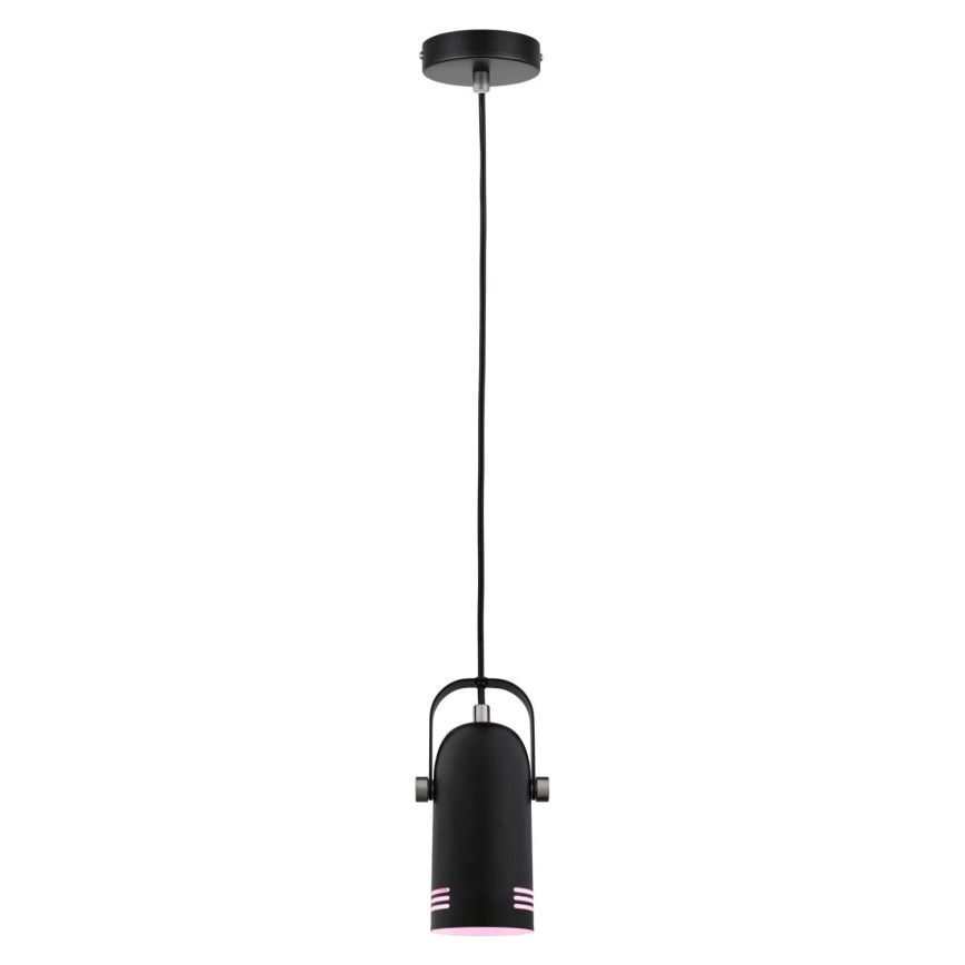 Paulmann 79766 – Lampa wisząca LAVEA LED RGBW 1xE27/12W, 230V, czarna