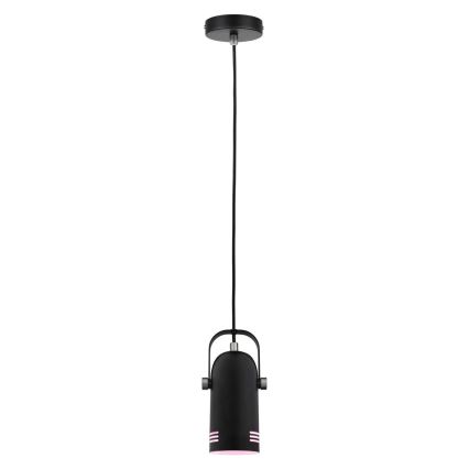 Paulmann 79766 – Lampa wisząca LAVEA LED RGBW 1xE27/15W, 230V, czarna