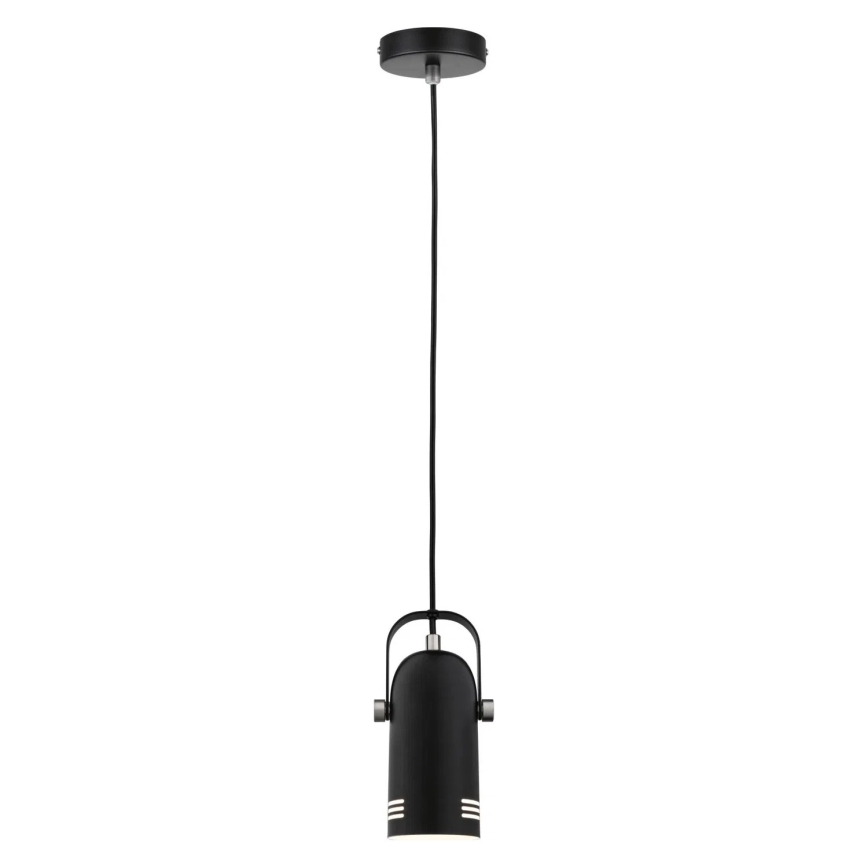Paulmann 79766 - LED 1xE27/8W Lampa wisząca LAVEA na przewodzie 230V czarna