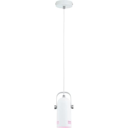 Paulmann 79767 - LED RGBW 1xE27/9W żyrandol na linkach LAVEA 230 V biały