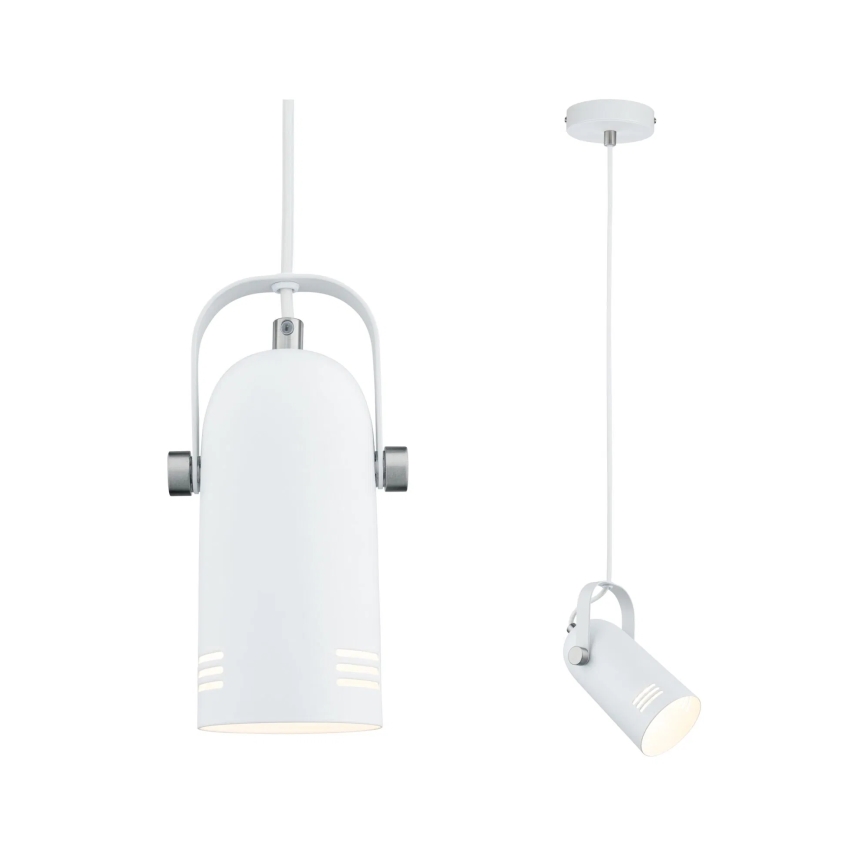 Paulmann 79767 - LED RGBW 1xE27/9W żyrandol na linkach LAVEA 230 V biały