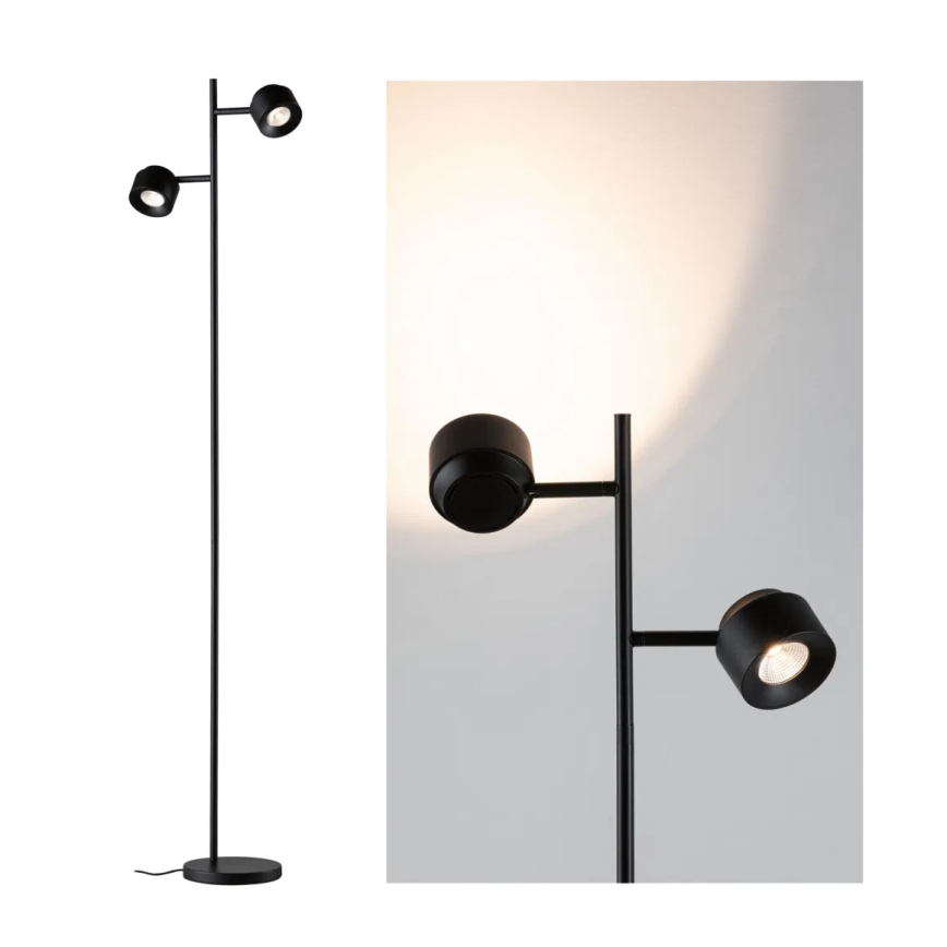 Paulmann 79775 - 2xLED/3W Ściemnialna lampa podłogowa PURIK PANE 230V