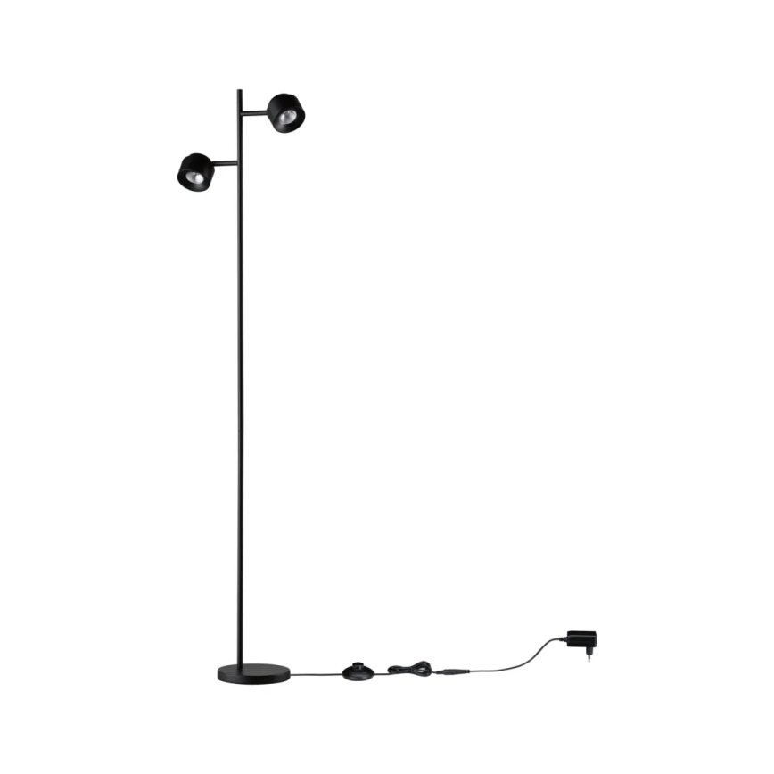 Paulmann 79775 - 2xLED/3W Ściemnialna lampa podłogowa PURIK PANE 230V