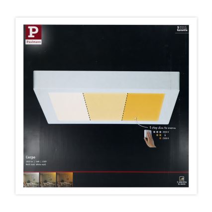 Paulmann 79801 - LED/13W Plafon CARPO 230V 2300/2500/3000K