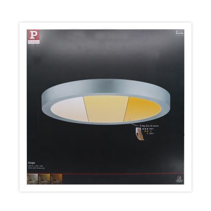 Paulmann 79802 - LED/21W Plafon CARPO 230V 2300/2500/3000K