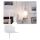 Paulmann 79812 - 1xE27/40W Kinkiet z półką i portem USB CALVANI 230V biały