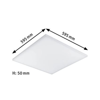 Paulmann 79822 - LED/34W Plafon ściemnialny VELORA 230V