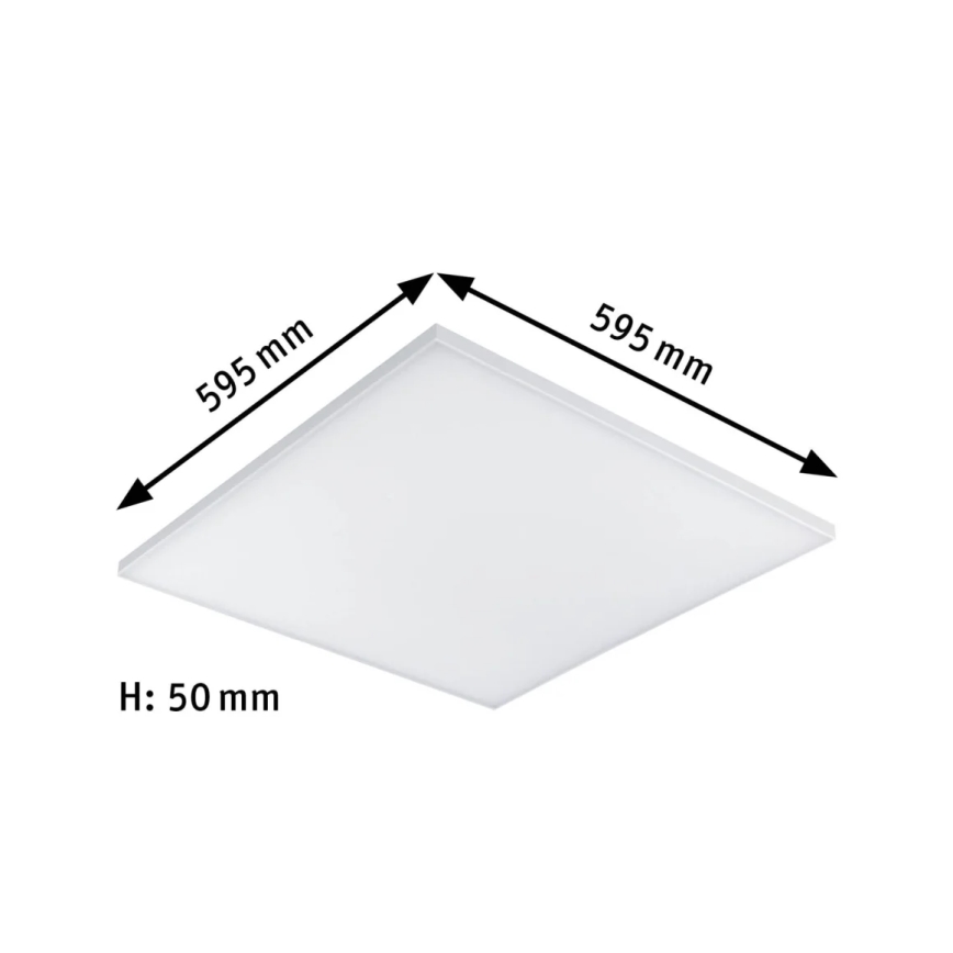 Paulmann 79822 - LED/34W Plafon ściemnialny VELORA 230V
