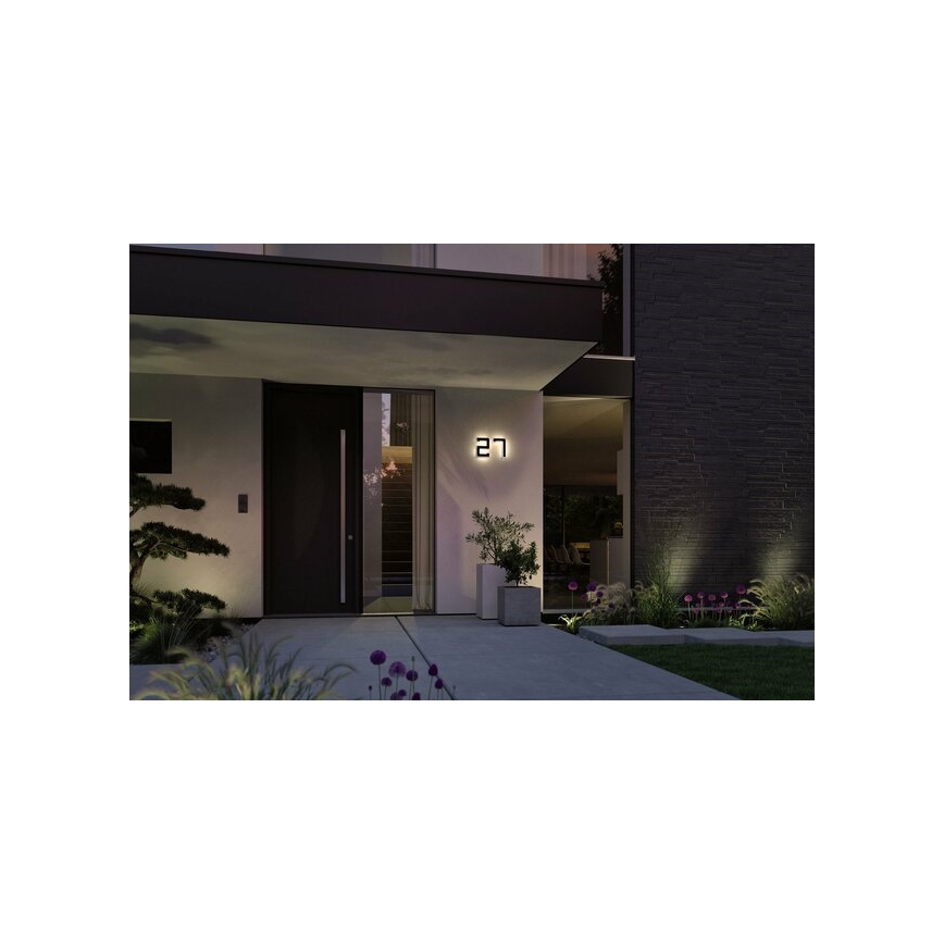 Paulmann 79842 - LED/0,2W IP44 Solarny numer doma 1,2V