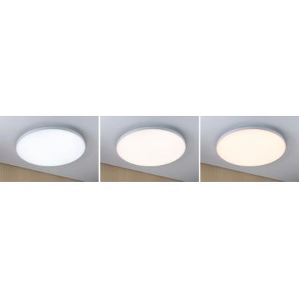 Paulmann 79894 - LED/38W Lampa sufitowa VELORA 230V 3000/4000/6500K śr. 60 cm biała