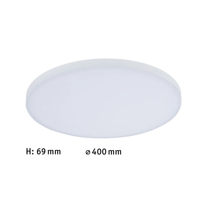 Paulmann 79897 - LED RGBW/22W Plafon ściemnialny SMART VELORA 230V