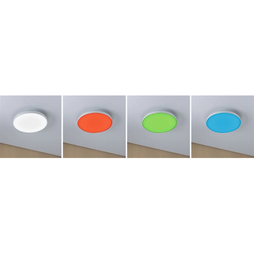 Paulmann 79899 - LED RGBW/16,5W Plafon ściemnialny SMART VELORA 230V