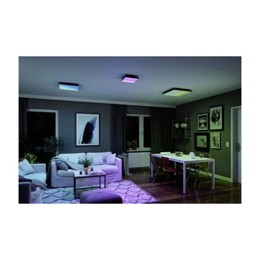 Paulmann 79909 - LED/31W RGBW Plafon ściemnialny VELORA 230V 3000-6500K + Pilot zdalnego sterowania