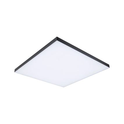 Paulmann 79913 - LED/31W RGBW ściemnialna oprawa sufitowa LORIA 230V 3000-6500K 59,5x59,5 cm czarna + zdalne sterowanie