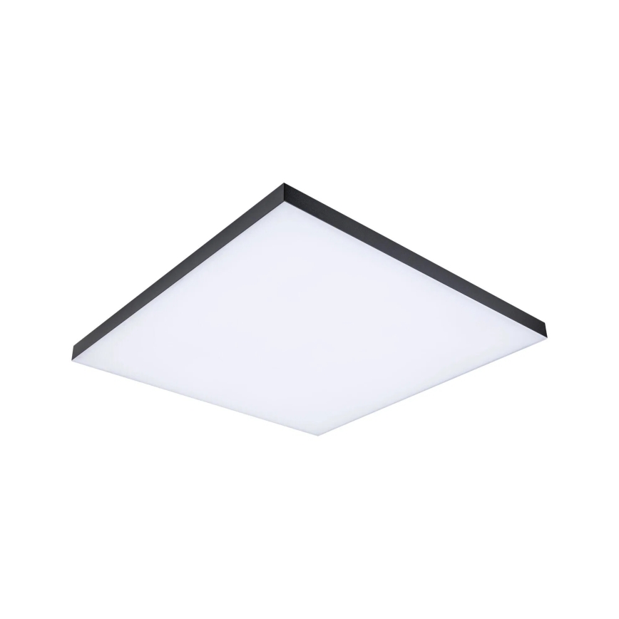 Paulmann 79913 - LED/31W RGBW ściemnialna oprawa sufitowa LORIA 230V 3000-6500K 59,5x59,5 cm czarna + zdalne sterowanie