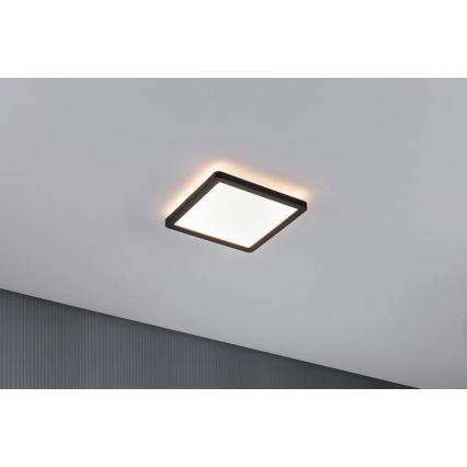 Paulmann 79920 - LED/11,2W ściemnialny panel ATRIA 230V 3000K 19x19 cm czarny