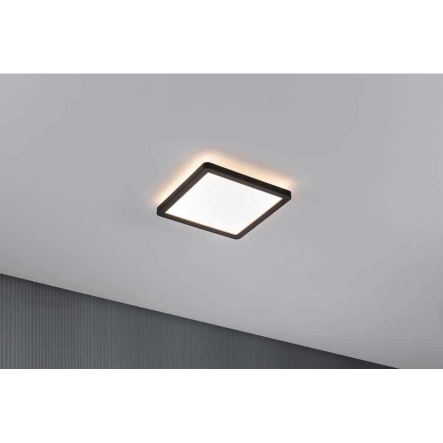 Paulmann 79920 - LED/11,2W ściemnialny panel ATRIA 230V 3000K 19x19 cm czarny