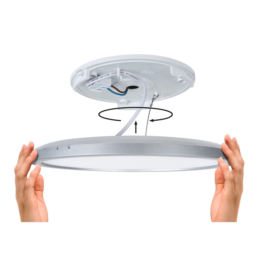 Paulmann 79920 - LED/11,2W ściemnialny panel ATRIA 230V 3000K 19x19 cm czarny