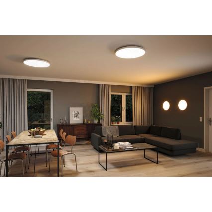 Paulmann 79929 - LED/22W RGBW Ściemnialna oprawa sufitowa LORIA 230V Ø 40 cm biała