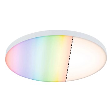 Paulmann 79929 - LED/22W RGBW Ściemnialna oprawa sufitowa LORIA 230V Ø 40 cm biała