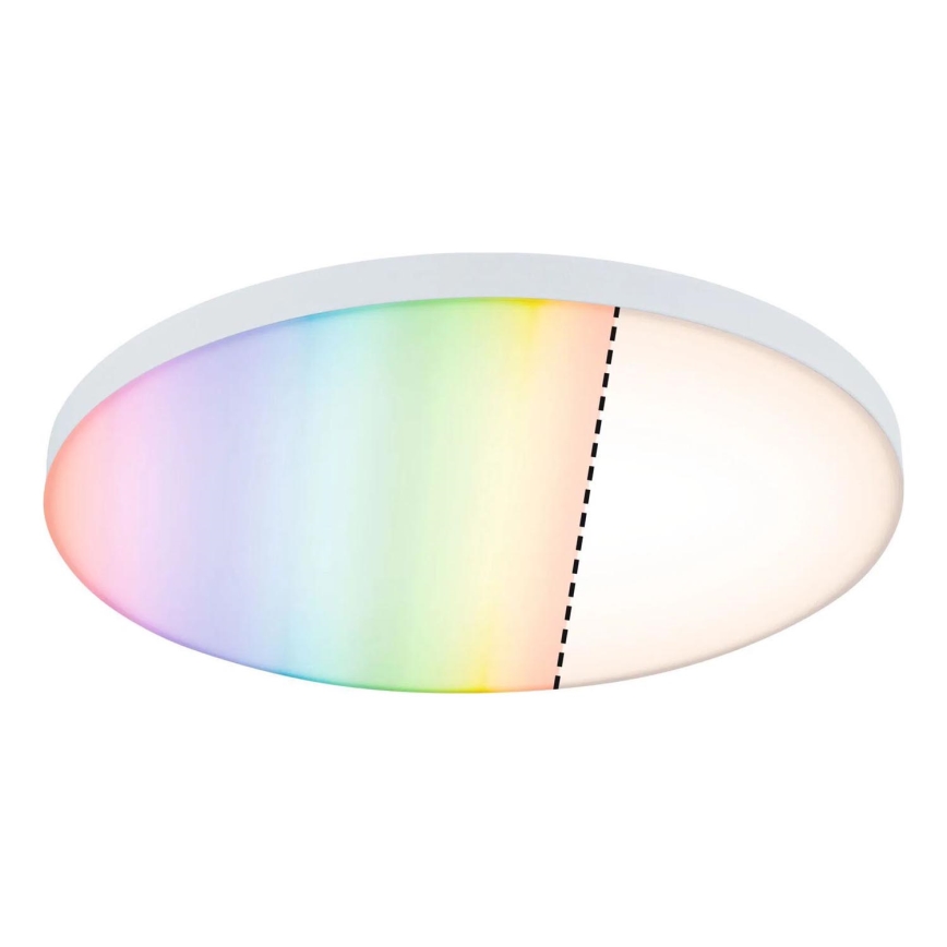 Paulmann 79929 - LED/22W RGBW Ściemnialna oprawa sufitowa LORIA 230V Ø 40 cm biała