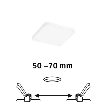 Paulmann 79953 - LED/6W IP44 ściemnialna wpuszczana oprawa sufitowa do łazienki VARIFIT 230V