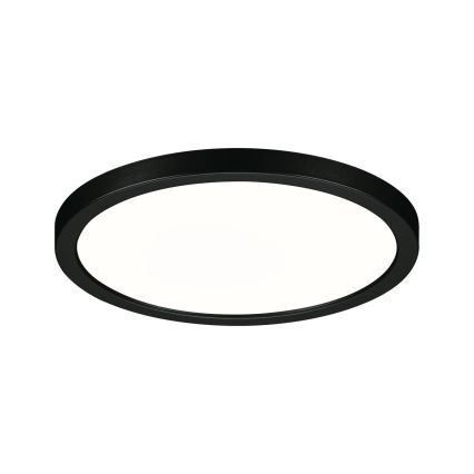 Paulmann 79965 - LED/13W IP44 ściemnialna wpuszczana oprawa sufitowa do łazienki AREO 230V śr. 17,5 cm czarna