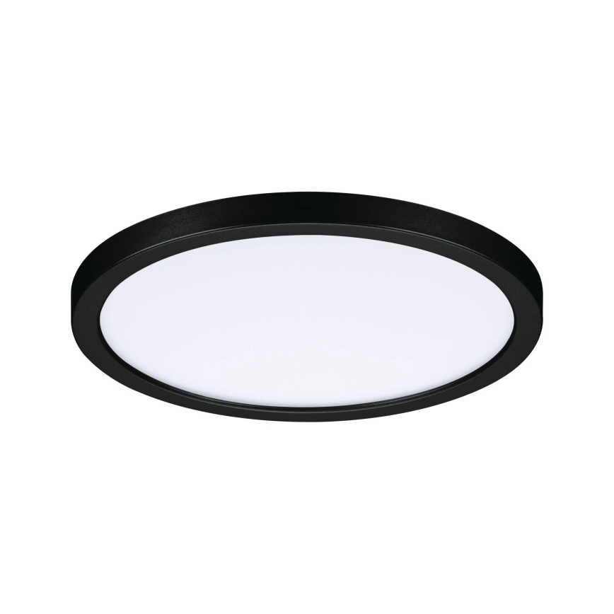 Paulmann 79965 - LED/13W IP44 ściemnialna wpuszczana oprawa sufitowa do łazienki AREO 230V śr. 17,5 cm czarna