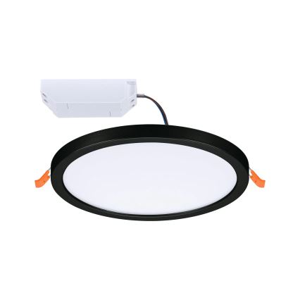 Paulmann 79965 - LED/13W IP44 ściemnialna wpuszczana oprawa sufitowa do łazienki AREO 230V śr. 17,5 cm czarna